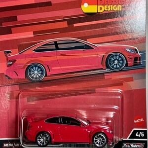 Hot Wheels '12 Mercedes Benz C63 AMG Coupe HW Premium Deutschland Design 4/5 NIP